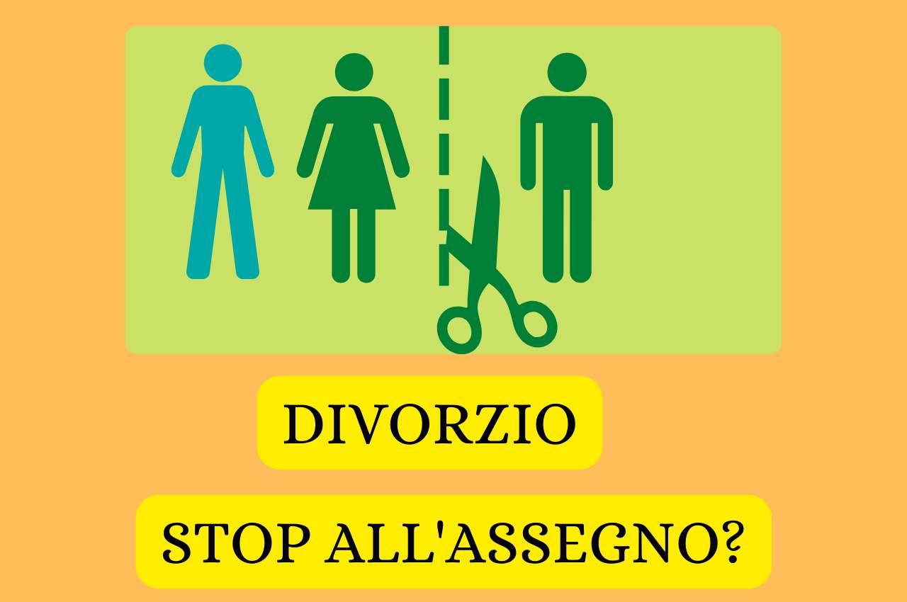 divorzio stop all'assegno 